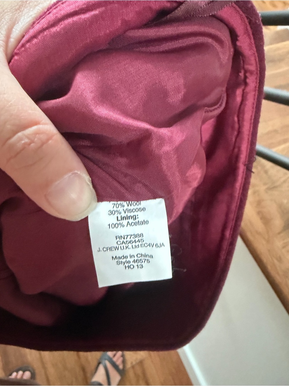 J.Crew Burgundy The Pencil Skirt - Picture 5 of 5